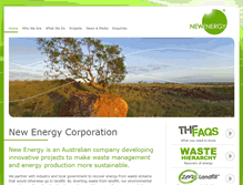 Tablet Screenshot of newenergycorp.com.au